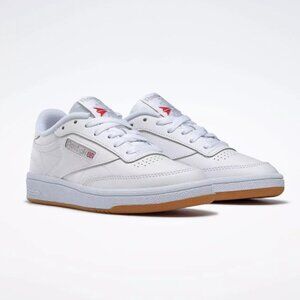 NIB Womens Reebok Club C 85 Athletic Shoe - White / Gray / Gum 8